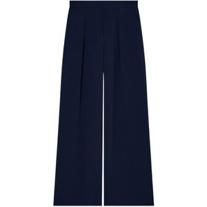 Emporio Armani, Dames, Broeken, Blauw, Maat: M Poliester,