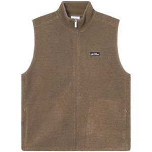 Les Deux, Heren, Jassen, Bruin, Maat: S Poliester,