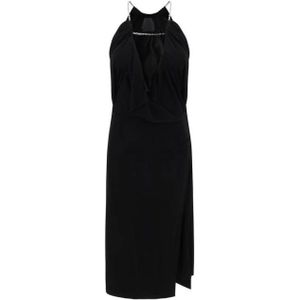 Givenchy, Dames, Jurken, Zwart, Maat: 3XS Viscose,