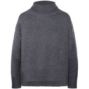 Be You, Dames, Truien, Grijs, Maat: XS Kasjmier,