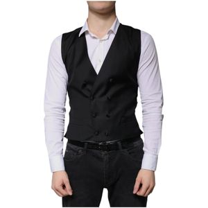 Dolce & Gabbana - Kostuum - Zwart - Formeel Jurk Vest