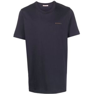 Marni, Heren, Tops, Blauw, Maat: XL