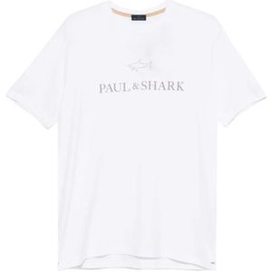 Paul & Shark, Heren, Tops, Wit, Maat: L Jersey,