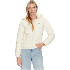 Afneembare Capuchon - Gewatteerde Jas - Effen - Licht Gevoerd