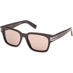 Zegna, Heren, Accessoires, Bruin, Maat: 55 MM