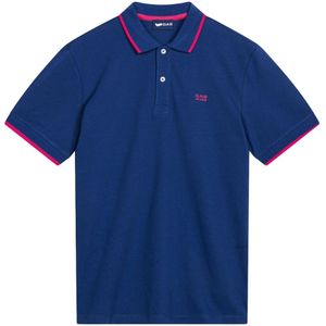 Gas, Heren, Tops, Blauw, Maat: L