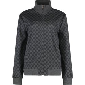Gucci, Dames, Sweatshirts & Hoodies, Zwart, Maat: S Katoen,
