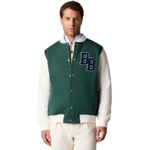 Brooks Brothers, Heren, Jassen, Groen, Maat: M Katoen,