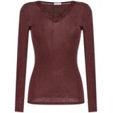Hanro, Dames, Tops, Rood, Maat: XS Zijde,