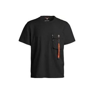 Parajumpers Mojave Zwarte T-shirts , Black , Heren , Maat: 2XL
