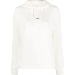 A.p.c., Dames, Sweatshirts & Hoodies, Wit, Maat: M
