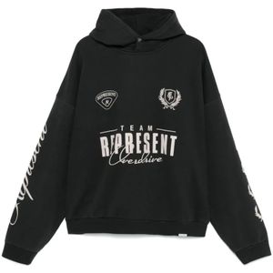 Represent, Heren, Sweatshirts & Hoodies, Zwart, Maat: S