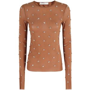 Tela, Dames, Tops, Bruin, Maat: XS