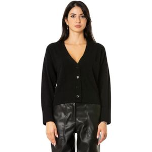 Vanisé, Dames, Truien, Zwart, Maat: L Kasjmier,