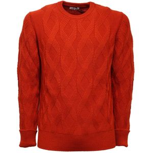 Paolo Pecora, Heren, Truien, Rood, Maat: XL Wol,