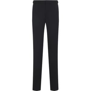 Tom Ford, Heren, Broeken, Zwart, Maat: L Wol,