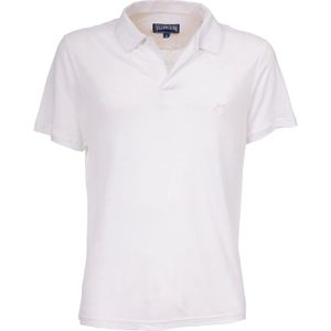 Vilebrequin, Heren, Tops, Wit, Maat: L Linnen,