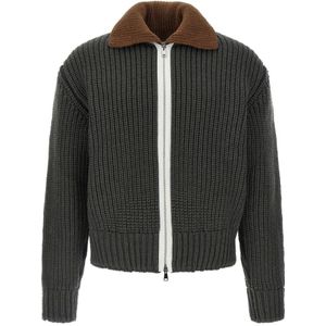 Namacheko, Heren, Truien, Grijs, Maat: L Wol,