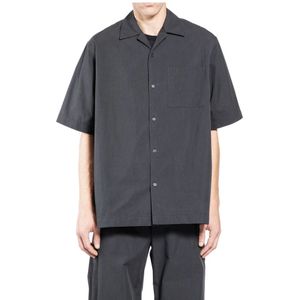 Oamc, Heren, Overhemden, Zwart, Maat: 2XL