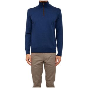 Paul & Shark, Heren, Truien, Blauw, Maat: M Wol,