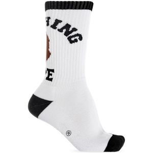 A Bathing Ape, Heren, Ondergoed, Wit, Maat: M Leer,