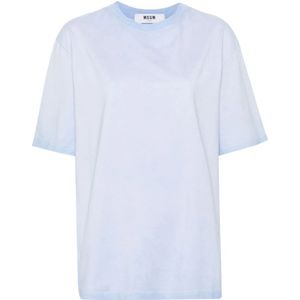 Msgm, Dames, Tops, Blauw, Maat: XS