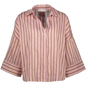 Amélie & Amélie, Dames, Blouses & Shirts, Roze, Maat: L/Xl