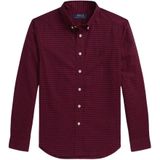 Polo Ralph Lauren - Geruite Katoenen Overhemd - Rood - Heren