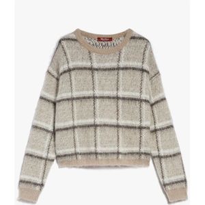 Max Mara Studio, Dames, Truien, Grijs, Maat: L Mohair,