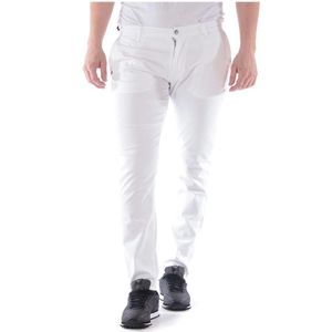 Daniele Alessandrini, Heren, Broeken, Wit, Maat: W30 Katoen,