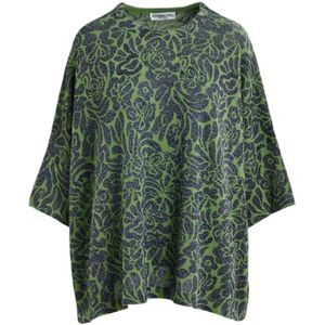 Essentiel Antwerp, Dames, Blouses & Shirts, Groen, Maat: M Nylon,