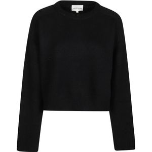 Loulou Studio, Dames, Truien, Zwart, Maat: XS