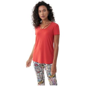 Joseph Ribkoff, Dames, Tops, Rood, Maat: L