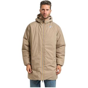 K-Way, Heren, Mantels, Beige, Maat: L