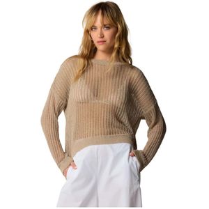 Kocca, Dames, Truien, Beige, Maat: L Katoen,