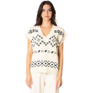 Weekend Max Mara, Dames, Truien, Wit, Maat: XS Katoen,