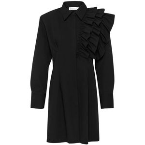 Karen by Simonsen, Dames, Jurken, Zwart, Maat: M Viscose,