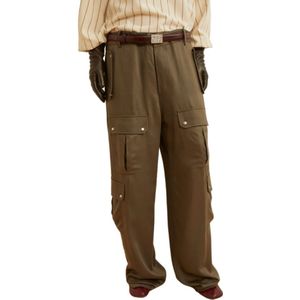 Laurence Bras, Dames, Broeken, Bruin, Maat: S Viscose,