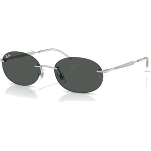 Ray-Ban - RB3767 - Zonnebril - Zilver - Ronde Metaal