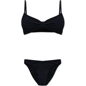 Hunza G, Dames, Badkleding, Zwart, Maat: ONE Size Polyamide,