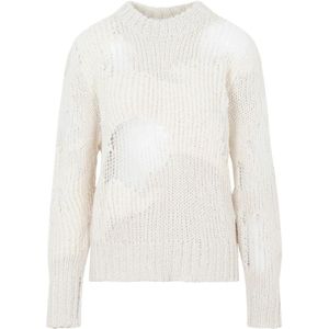 Chloé, Dames, Truien, Wit, Maat: XS Wol,