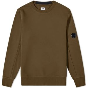 C.p. Company, Heren, Sweatshirts & Hoodies, Groen, Maat: S Katoen,