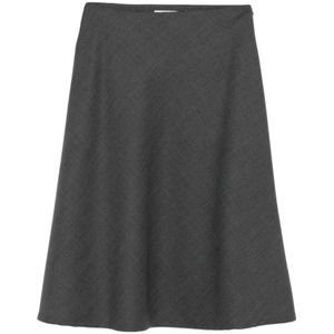 Tagliatore, Dames, Rokken, Grijs, Maat: S Wol,