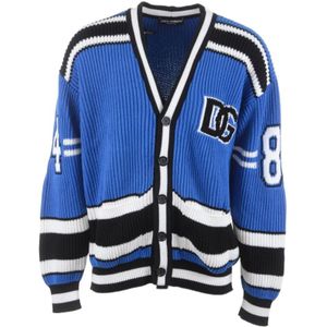 Dolce & Gabbana, Heren, Truien, Blauw, Maat: L