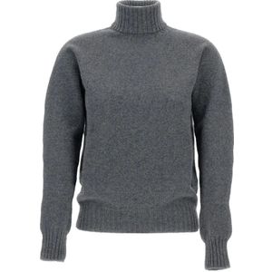 Drumohr, Dames, Truien, Grijs, Maat: M Wol,