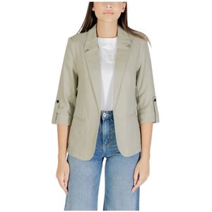 Only, Dames, Jassen, Groen, Maat: S Linnen,