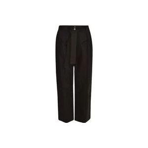 Woolrich Stijlvolle zwarte broek voor vrouwen , Black , Dames , Maat: L