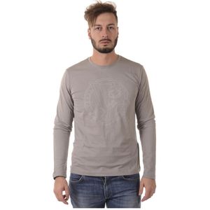Versace Jeans Couture, Heren, Tops, Grijs, Maat: XL
