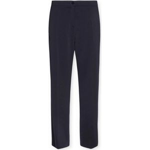 Elena Mirò, Dames, Broeken, Blauw, Maat: XL Zijde,