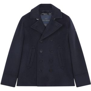 Paul & Shark, Heren, Mantels, Zwart, Maat: XL Wol,